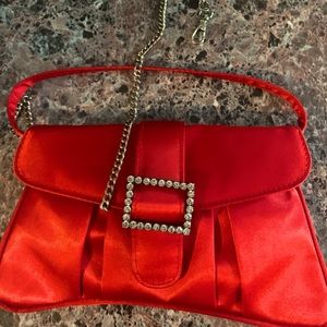 Super sexy red chain purse